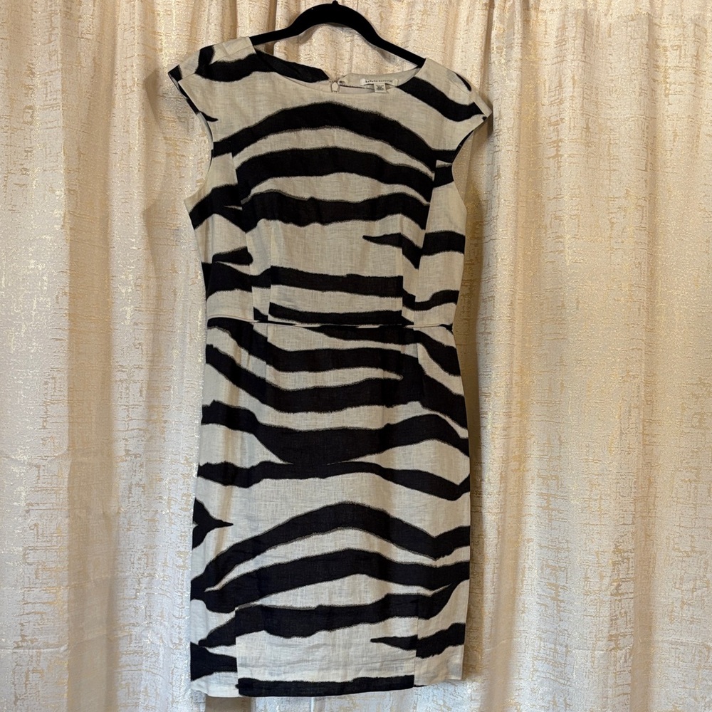 Chic Zebra Print Dress